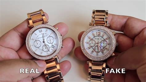 michael kors real vs fake watch|are michael kors watches real.